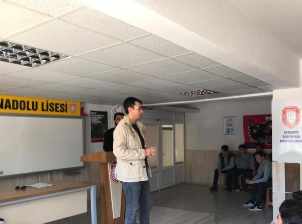 Osmaniye Toplum Sağlığı Merkezi okulumuzda seminer verdi.