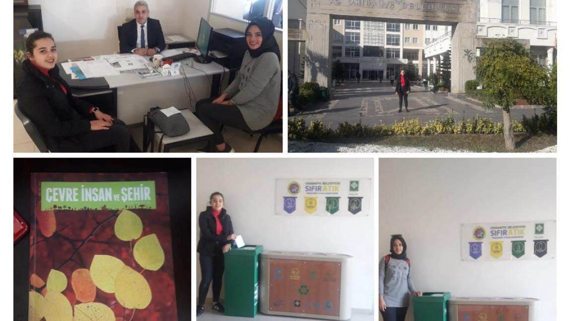 Öğrencilerimizin, Osmaniye Belediyesi'ne anlamlı ziyareti